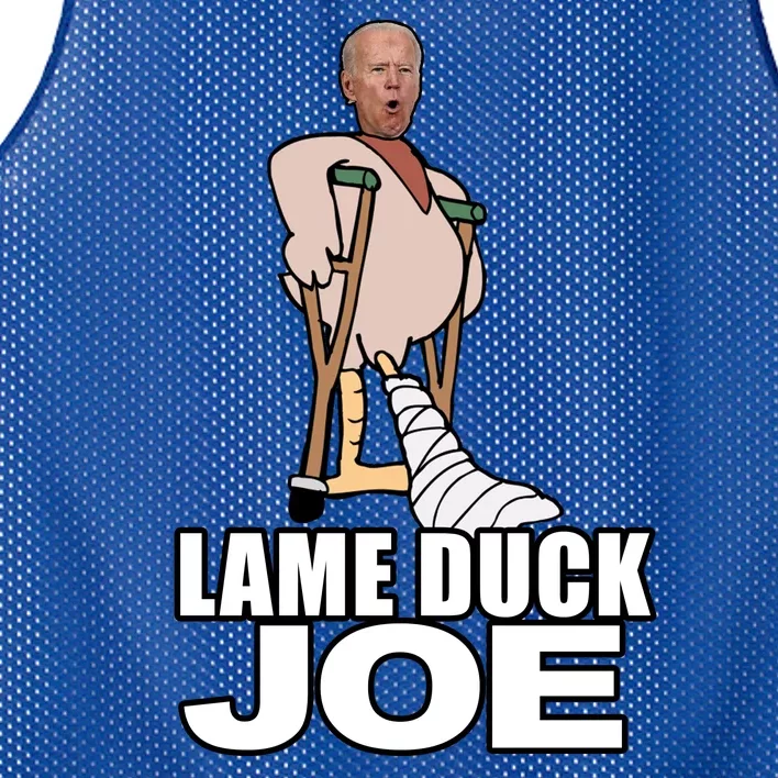 Lame Duck Joe Biden Funny Mesh Reversible Basketball Jersey Tank