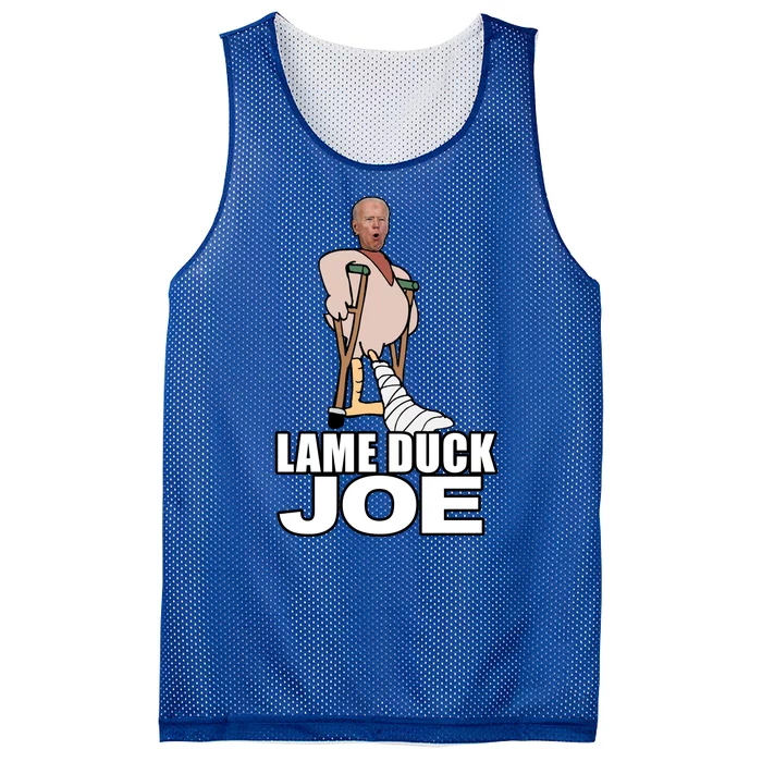 Lame Duck Joe Biden Funny Mesh Reversible Basketball Jersey Tank