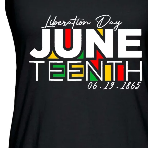 Liberation Day Juneteenth 6 19 1985 Ladies Essential Flowy Tank