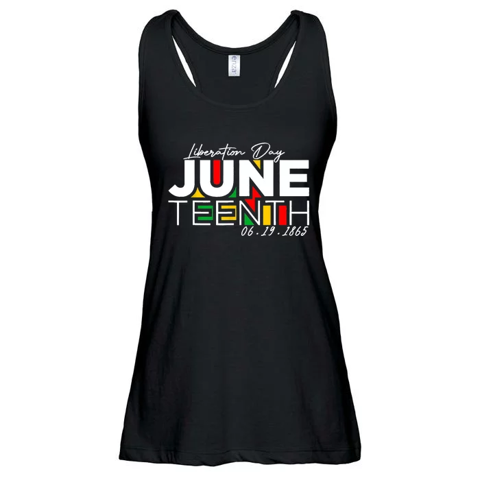 Liberation Day Juneteenth 6 19 1985 Ladies Essential Flowy Tank