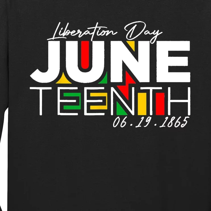 Liberation Day Juneteenth 6 19 1985 Tall Long Sleeve T-Shirt