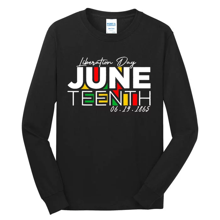 Liberation Day Juneteenth 6 19 1985 Tall Long Sleeve T-Shirt