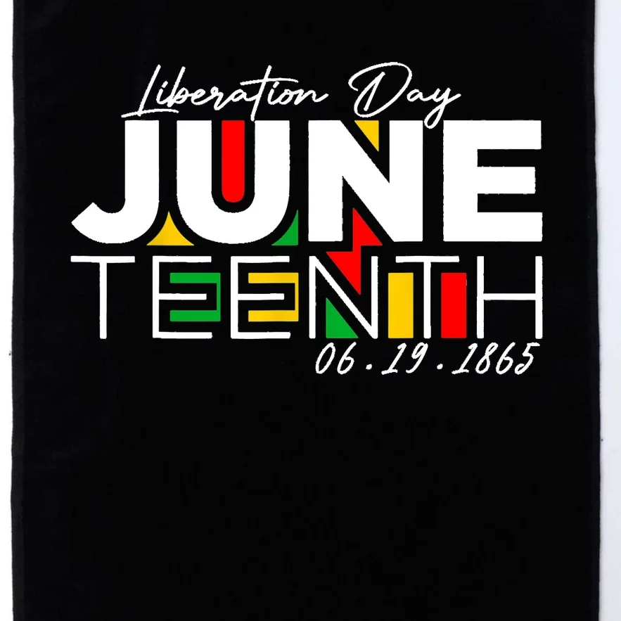 Liberation Day Juneteenth 6 19 1985 Platinum Collection Golf Towel