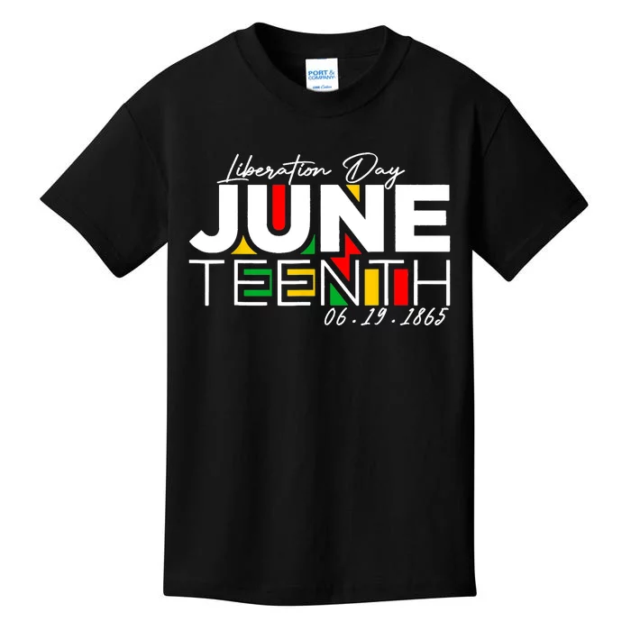 Liberation Day Juneteenth 6 19 1985 Kids T-Shirt