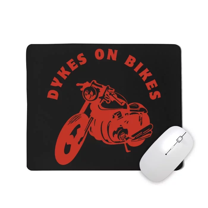 Lesbian D Kes On Bikes Lesbian History Pride Mousepad