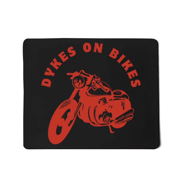 Lesbian D Kes On Bikes Lesbian History Pride Mousepad