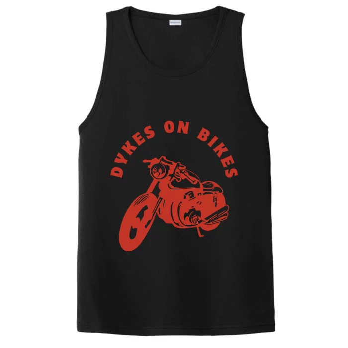 Lesbian D Kes On Bikes Lesbian History Pride Performance Tank