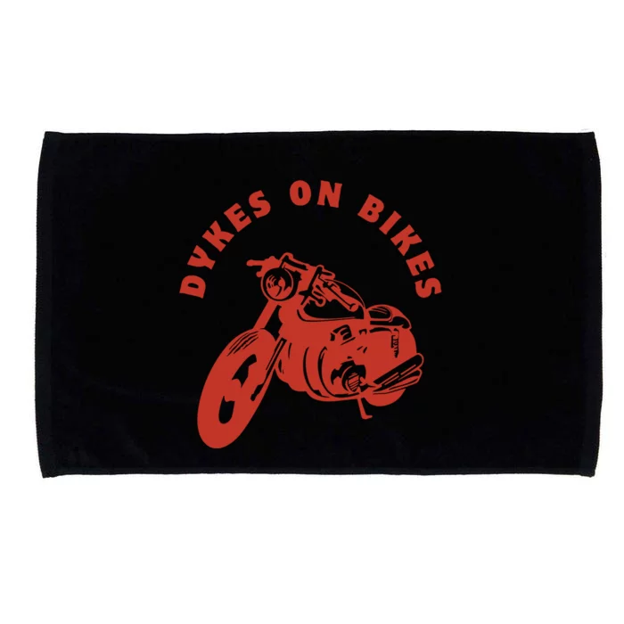 Lesbian D Kes On Bikes Lesbian History Pride Microfiber Hand Towel