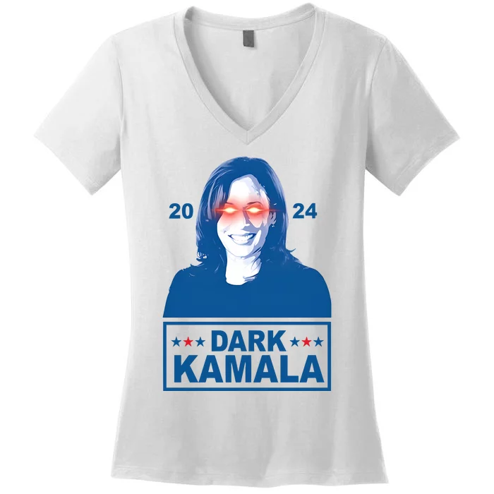 Limited Dark Kamala 2024 Women's V-Neck T-Shirt