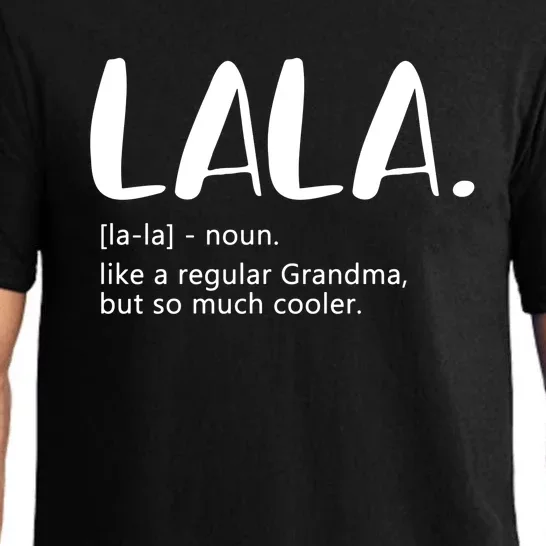 Lala Dictionary Like A Regular Grandma But Cooler Funny Pajama Set