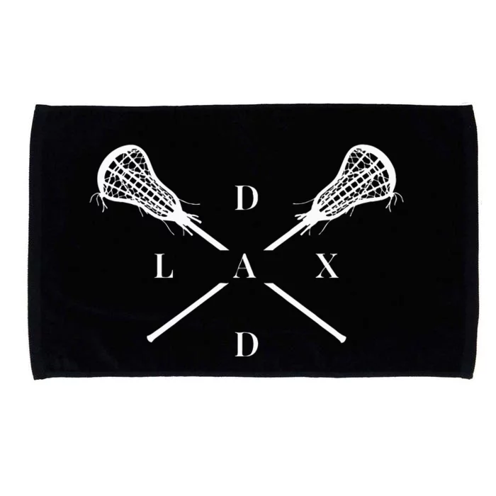 Lax Dad Lacrosse For Lacrosse Dad Microfiber Hand Towel