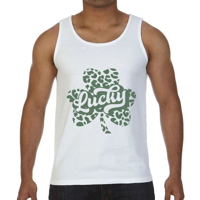 Lucky Day Lucky Flowers Shamrock Comfort Colors® Tank Top