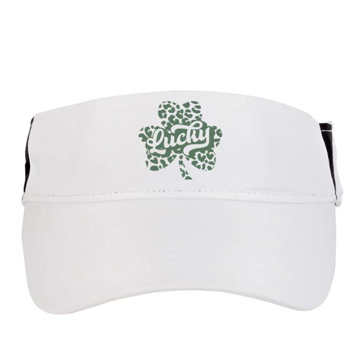 Lucky Day Lucky Flowers Shamrock Adult Drive Performance Visor