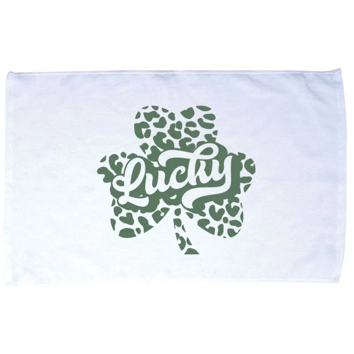 Lucky Day Lucky Flowers Shamrock Microfiber Hand Towel