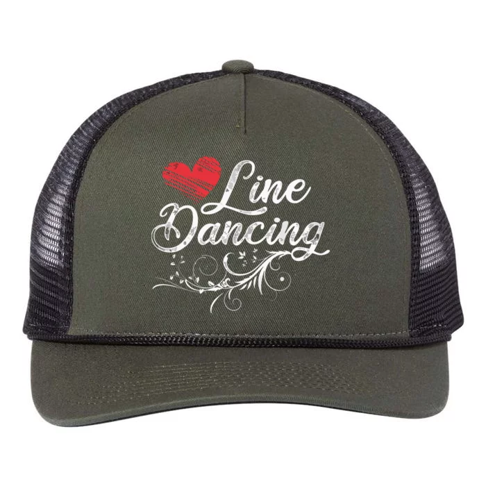 Line Dancing Line Dance Retro Rope Trucker Hat Cap