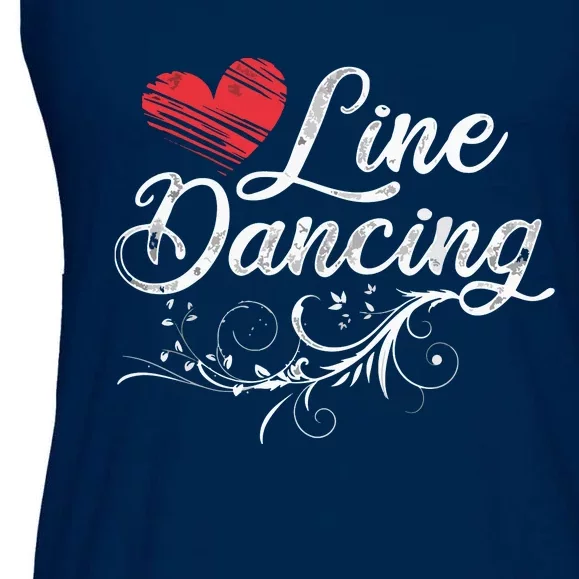 Line Dancing Line Dance Ladies Essential Flowy Tank