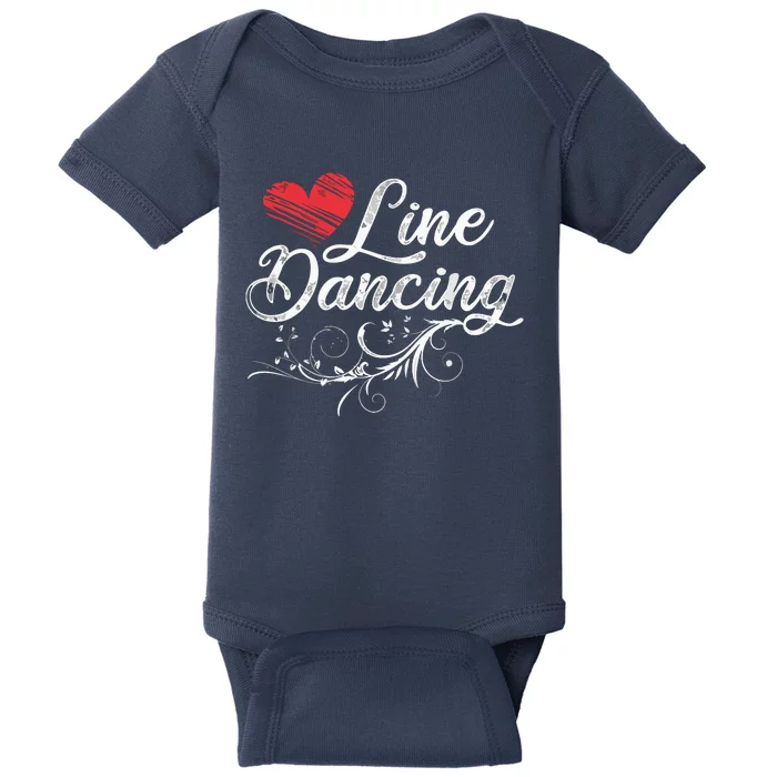 Line Dancing Line Dance Baby Bodysuit