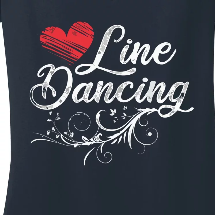 Line Dancing Line Dance Women's V-Neck T-Shirt