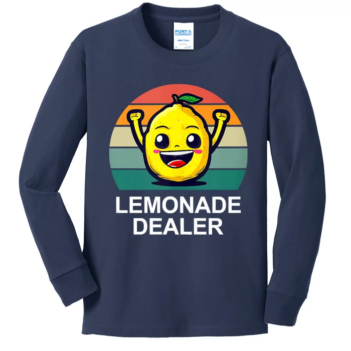 Lemonade Dealer Kids Long Sleeve Shirt