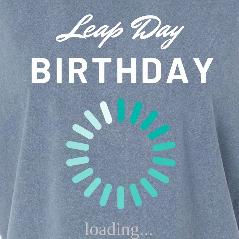 Leap Day Loading Birthday Garment-Dyed Women's Muscle Tee