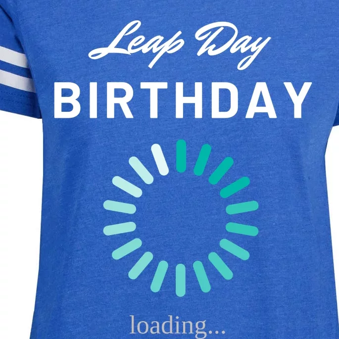 Leap Day Loading Birthday Enza Ladies Jersey Football T-Shirt