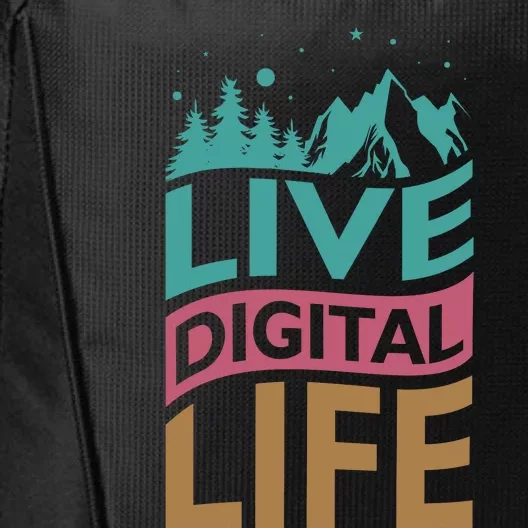 Live Digital Life City Backpack