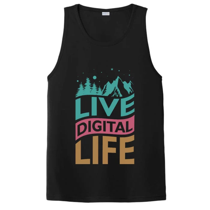 Live Digital Life Performance Tank