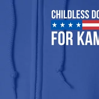 Less Dog Lady For Kamala Gift Full Zip Hoodie