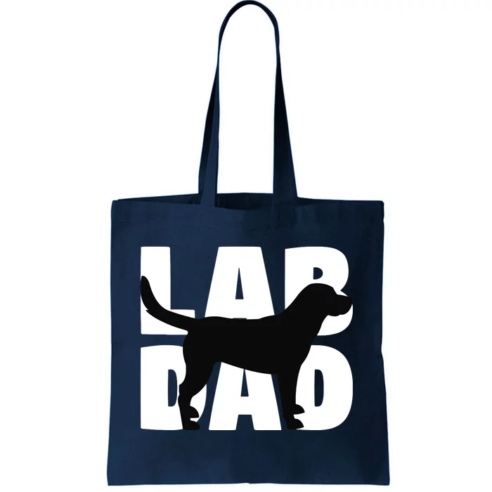 Lab Dad Labrador Retriever Dad Gift For Dog Dads Tote Bag