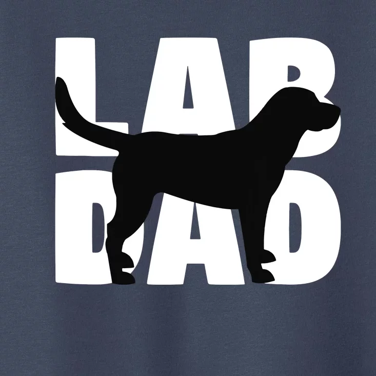 Lab Dad Labrador Retriever Dad Gift For Dog Dads Toddler T-Shirt