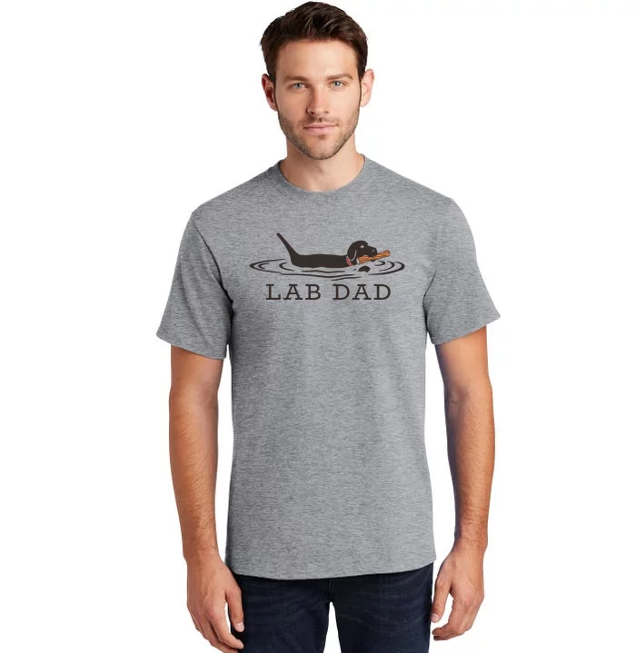 Lab Dad Labrador Retriever Dog Owner Tall T-Shirt