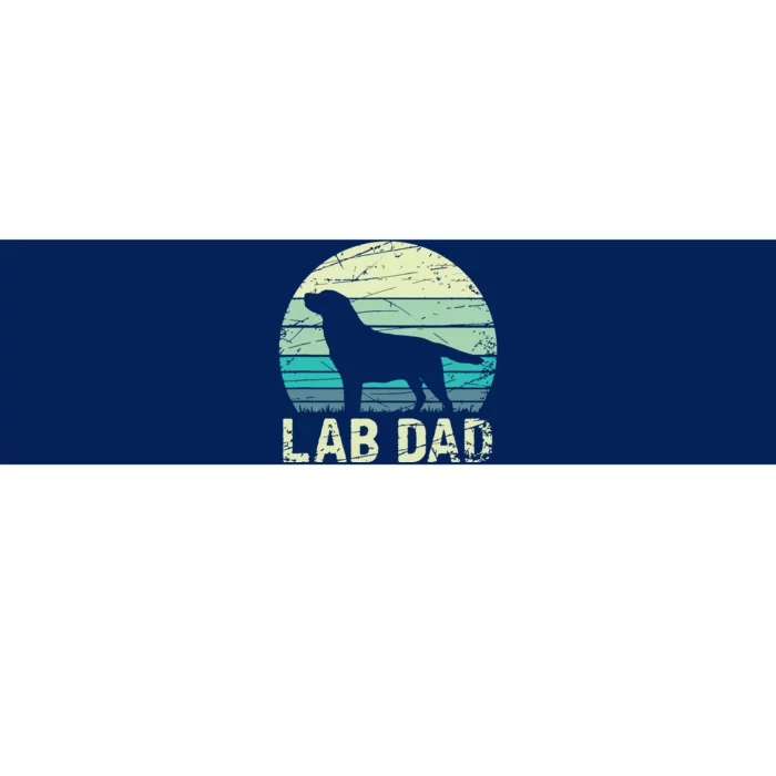 Lab Dad Labrador Bumper Sticker