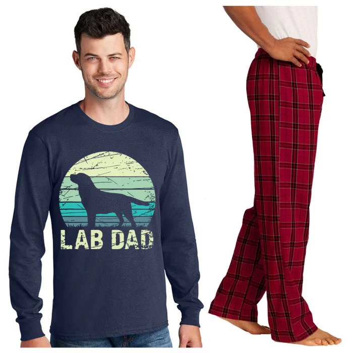 Lab Dad Labrador Long Sleeve Pajama Set