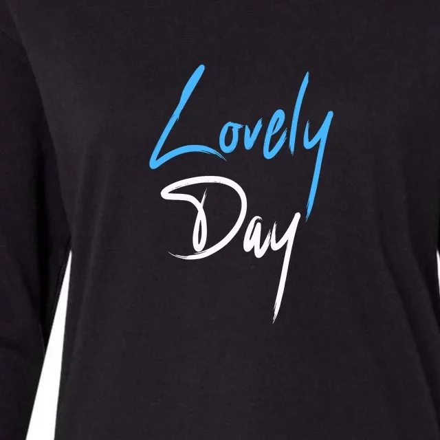 Lovely Day Womens Cotton Relaxed Long Sleeve T-Shirt