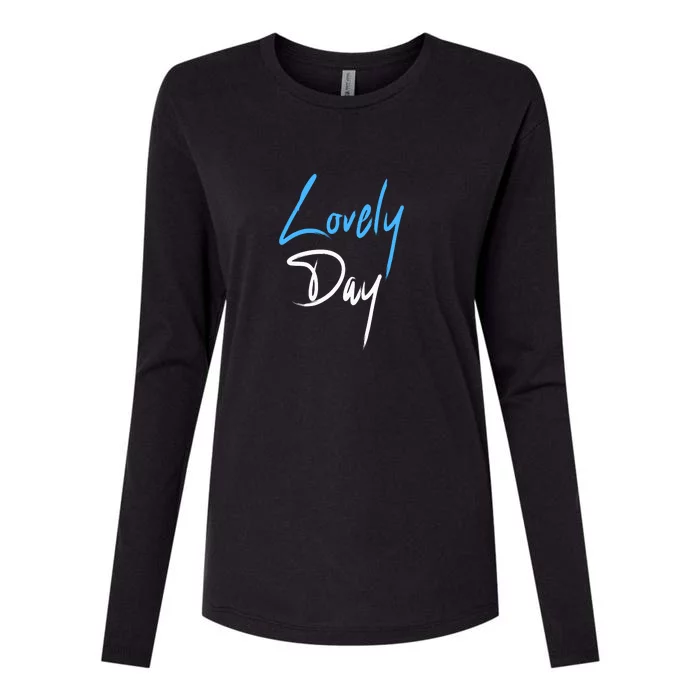 Lovely Day Womens Cotton Relaxed Long Sleeve T-Shirt