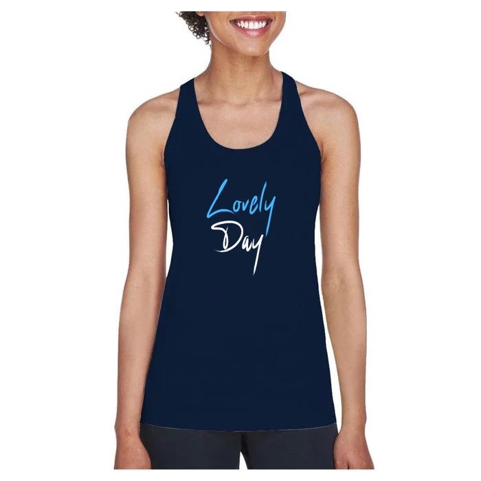 Lovely Day Women's Racerback Tank