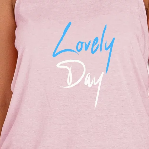 Lovely Day Women's Knotted Racerback Tank