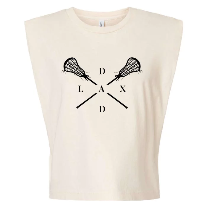 Lax Dad Lacrosse For Lacrosse Player Garment-Dyed Women's Muscle Tee