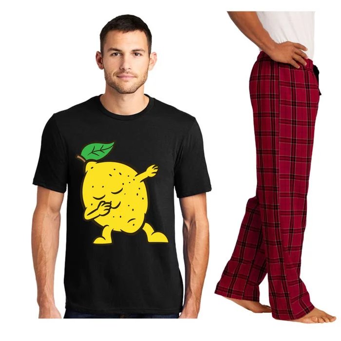 Lemon Dabbing Lemon Fruit Love Lemons Gift Pajama Set