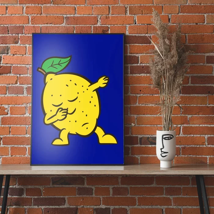 Lemon Dabbing Lemon Fruit Love Lemons Gift Poster