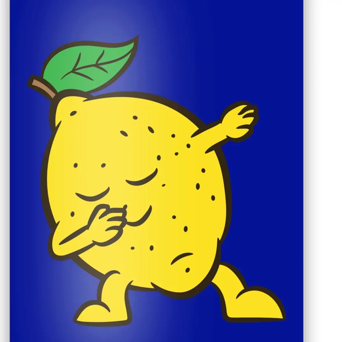 Lemon Dabbing Lemon Fruit Love Lemons Gift Poster