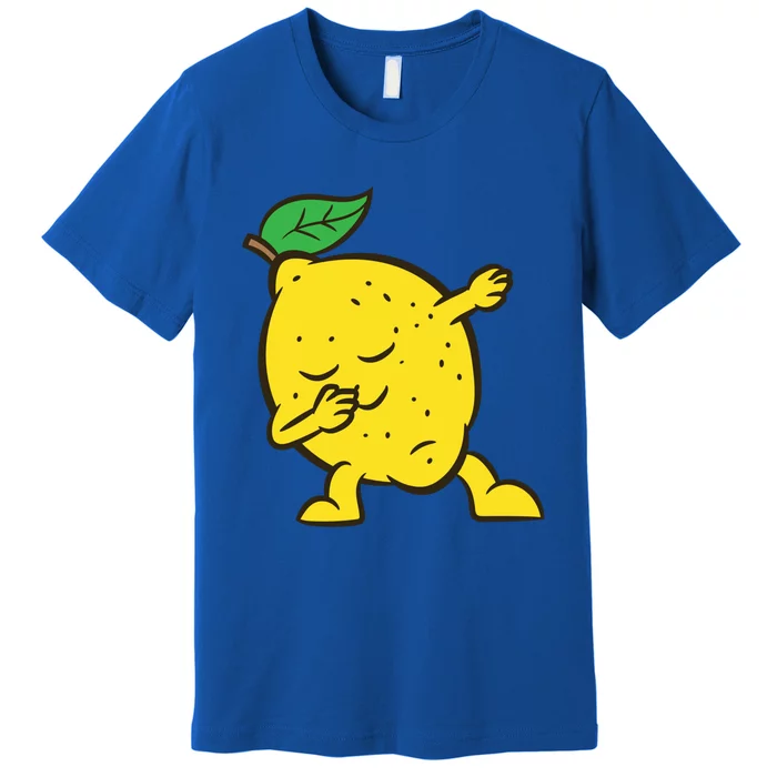 Lemon Dabbing Lemon Fruit Love Lemons Gift Premium T-Shirt