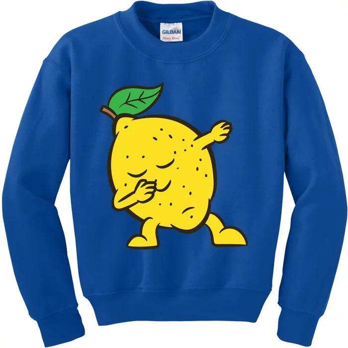 Lemon Dabbing Lemon Fruit Love Lemons Gift Kids Sweatshirt