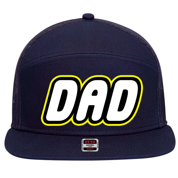 Lego Dad 7 Panel Mesh Trucker Snapback Hat