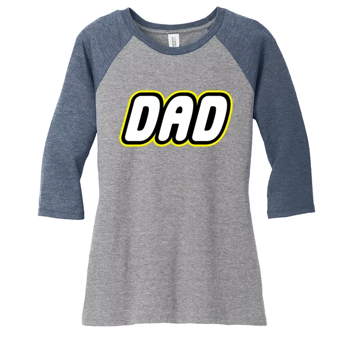 Lego Dad Women's Tri-Blend 3/4-Sleeve Raglan Shirt