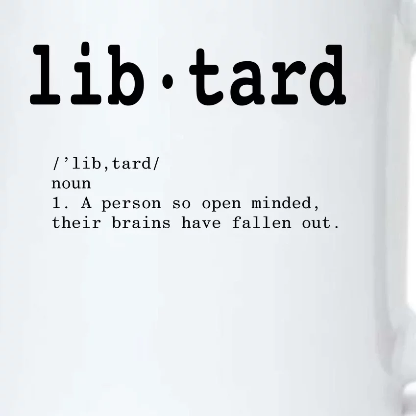 Libtard Definition Black Color Changing Mug