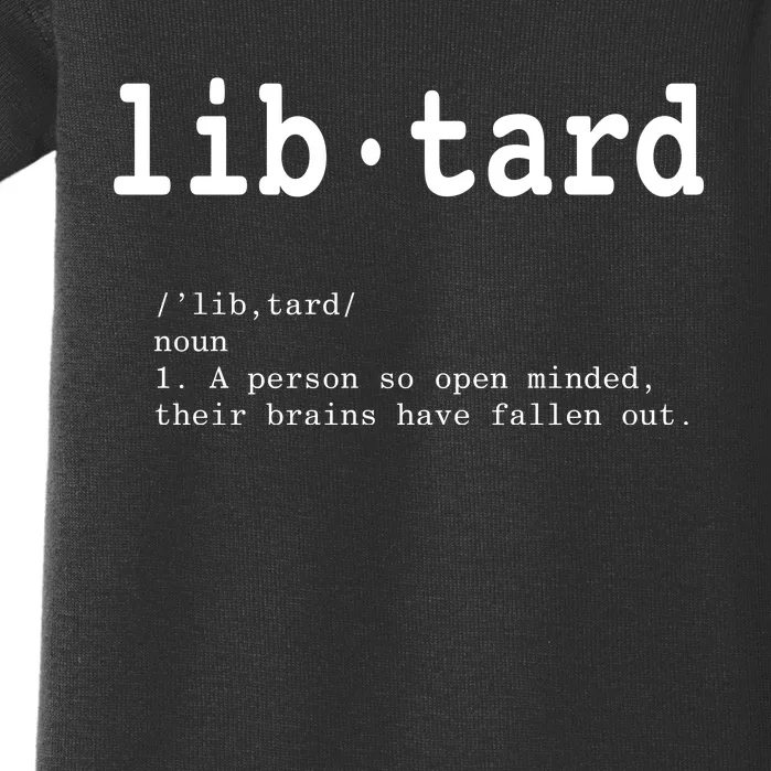 Libtard Definition Baby Bodysuit