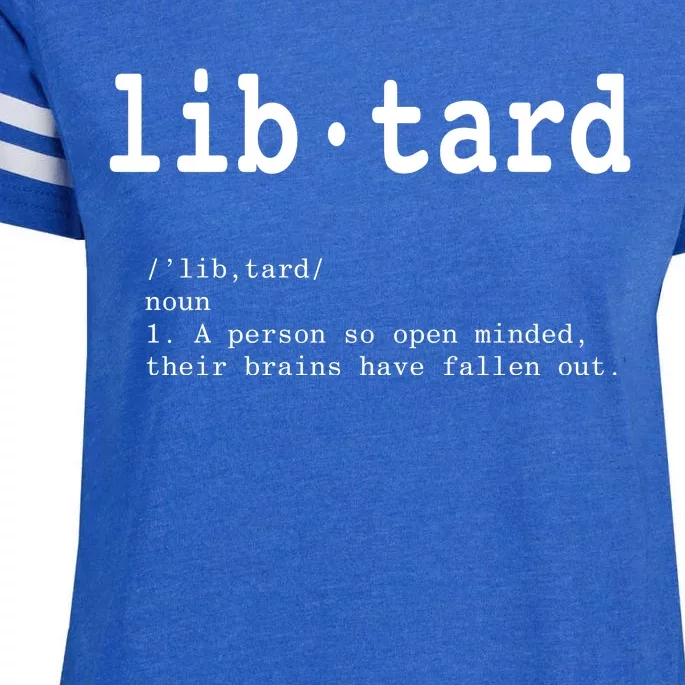 Libtard Definition Enza Ladies Jersey Football T-Shirt