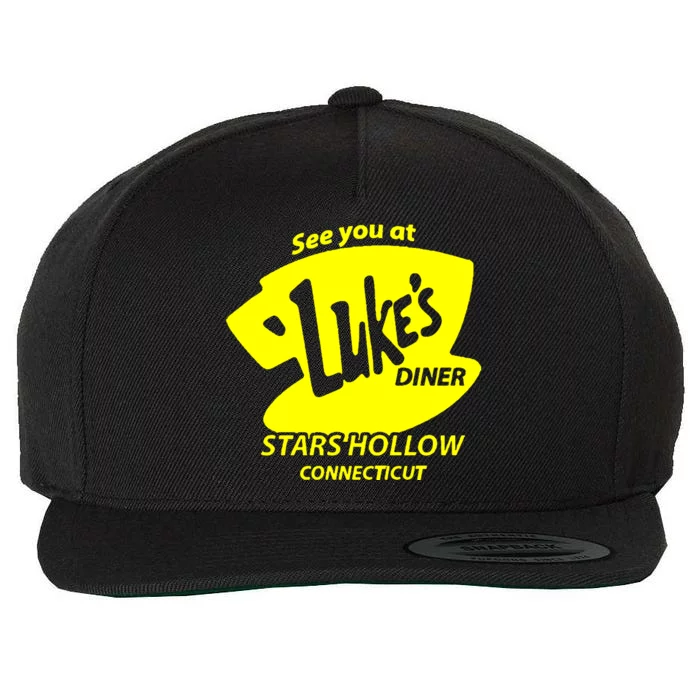 Lukes Diner Wool Snapback Cap