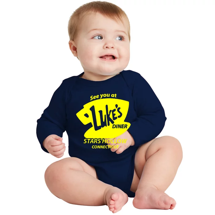 Lukes Diner Baby Long Sleeve Bodysuit